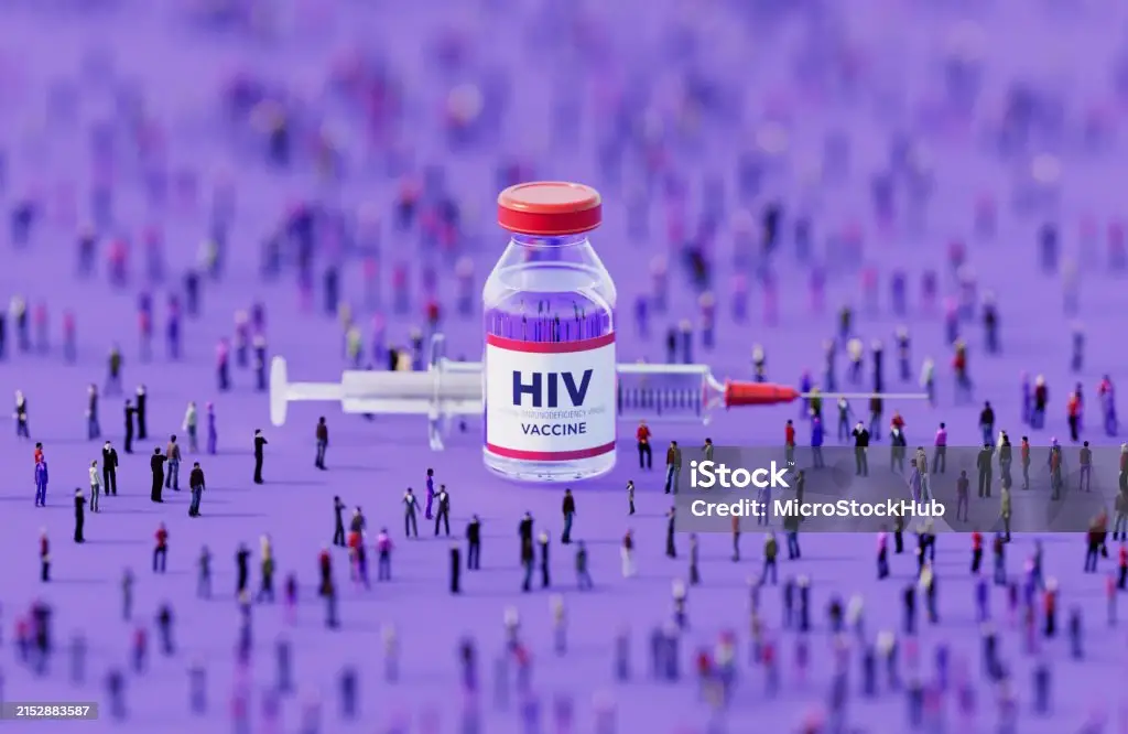 Patient receiving HIV treatment South Africa medication in a healthcare facility"